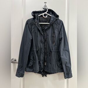 H&M Women’s Gray Utility Jacket Size 8